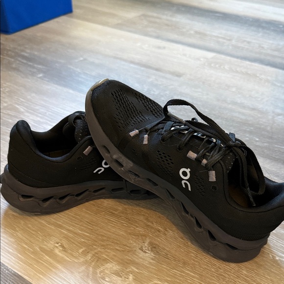 On Running Black and Gray Sneakers - Picture 2 of 8